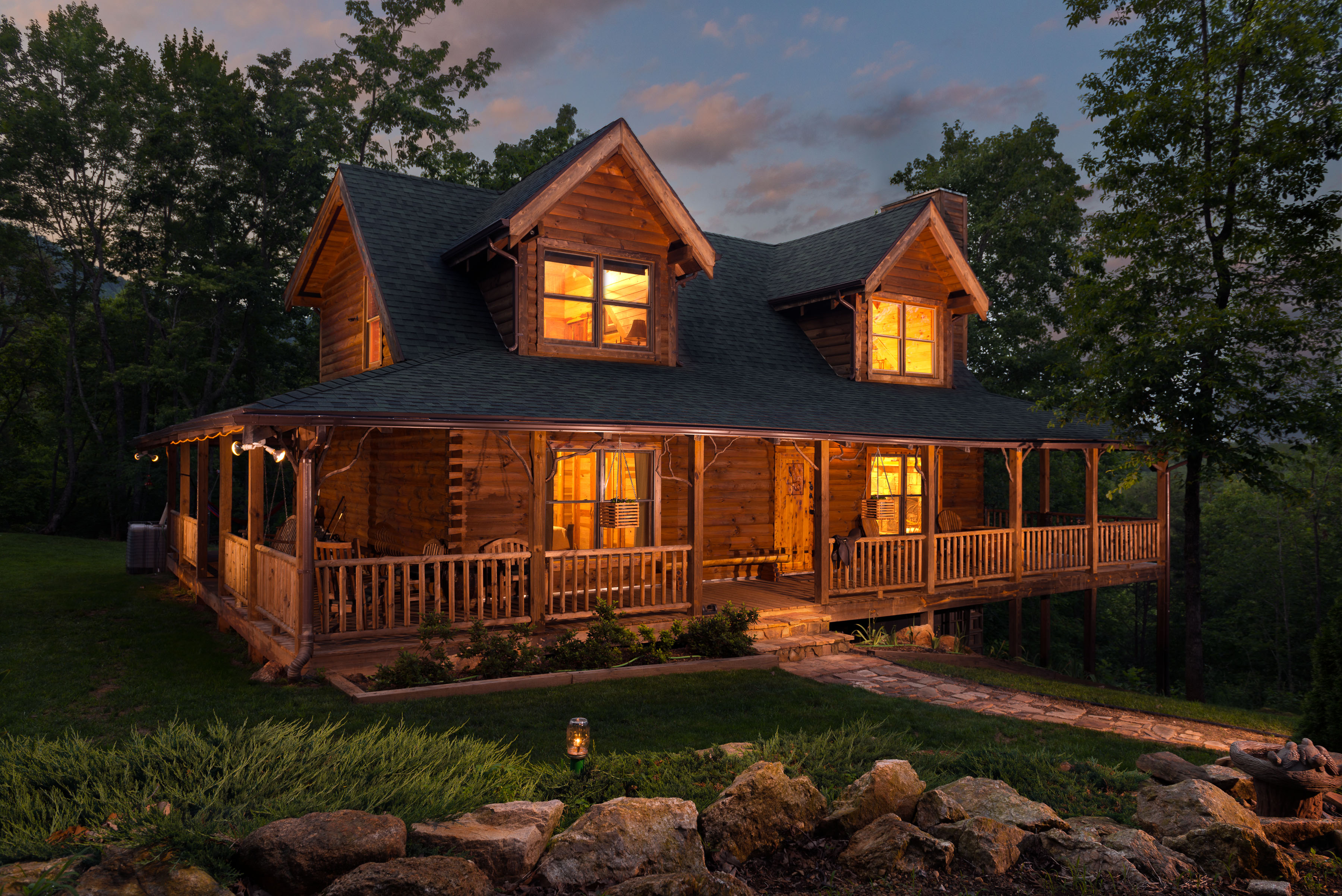 log cabin resort
